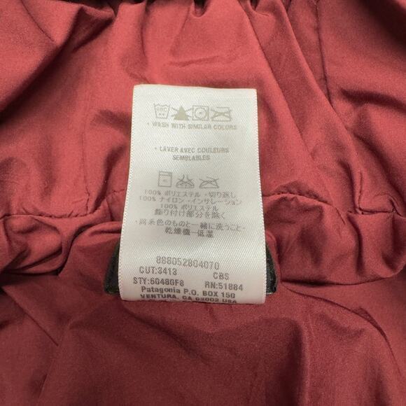 Patagonia Baby Puff Rider Quilted Puffer Jacket‎ Hooded Elbow Patch Sz. 6 Months - Picture 8 of 11